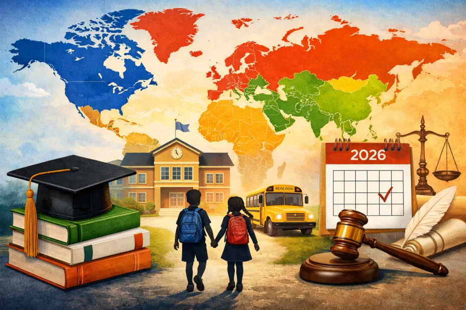 Compulsory Education Worldwide Years, Ages, and Enforcement by Country