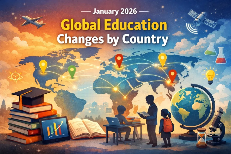January 2026 Global Education Changes by Country