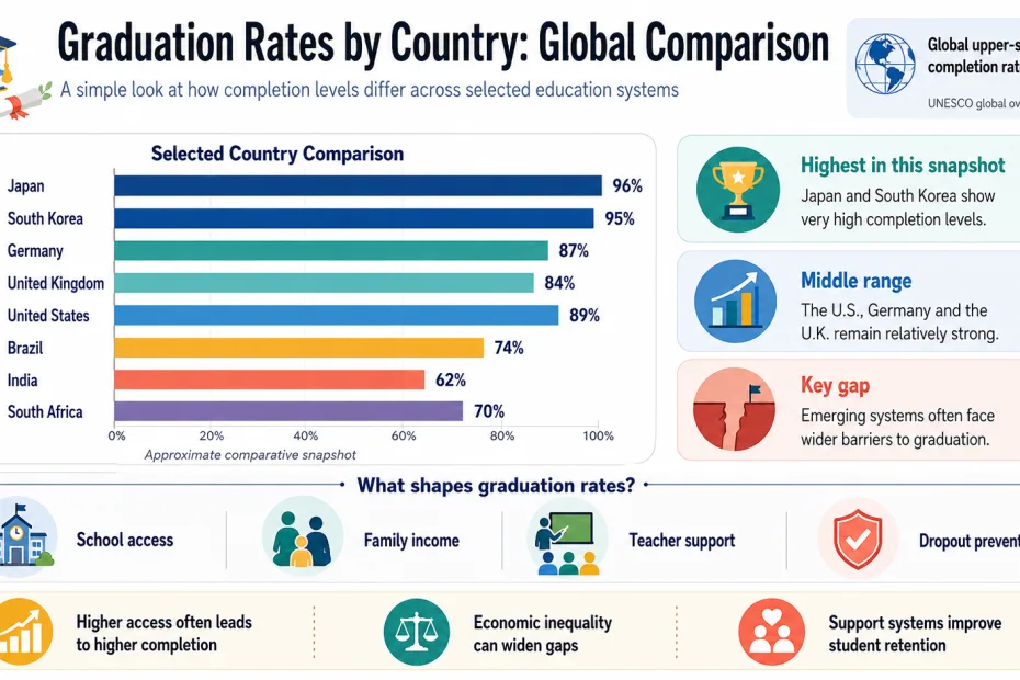 Graduation Rates by Country Global Comparison