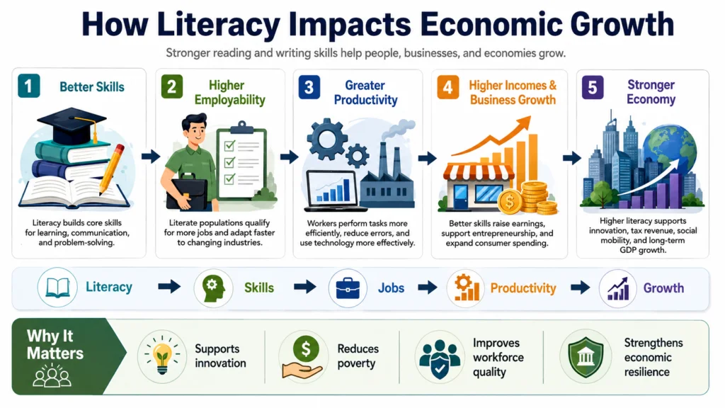 How Literacy Impacts Economic Growth