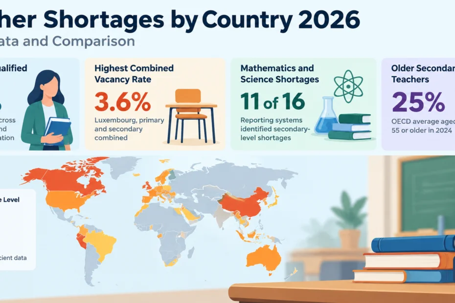 Teacher Shortages by Country