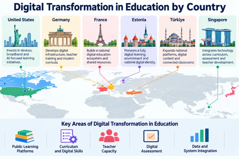 Digital Transformation in Education by Country